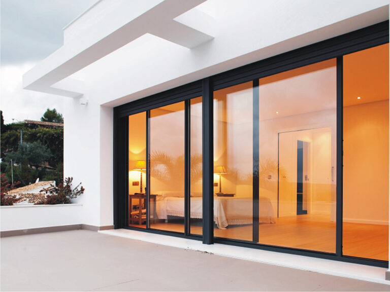 Glass sliding door