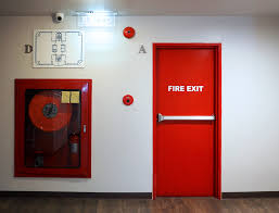 Fire exit door